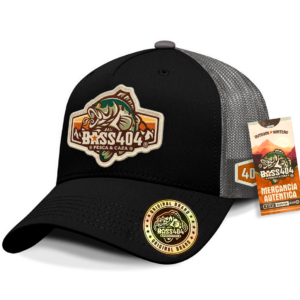 Gorra Bass 404 color Negro/Gris