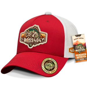 Gorra Bass 404 color Rojo/Blanco