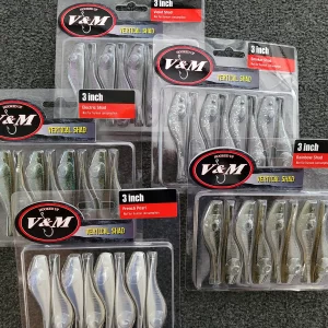 V&M Vertical Shad 3" 8 Pk