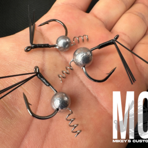 Mikey's Custom Weedless Waky Shot - 2/0 Hook 5 Pk